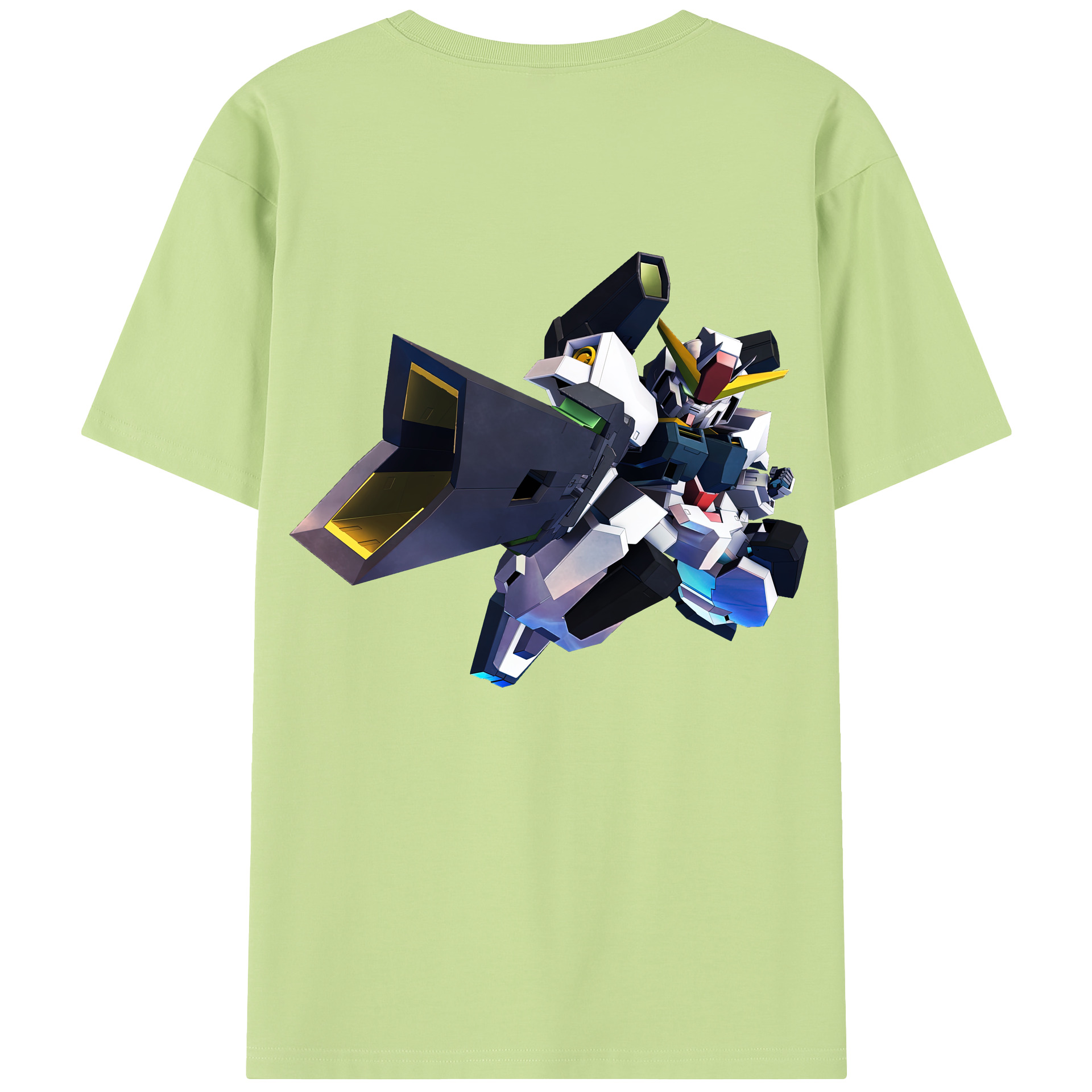 （画像用） 機動戦士ガンダム Mobile Suit Gundam 綿100％半袖Tシャツ（背面プリント）
